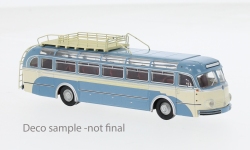 Brekina 50506 - H0 - Mercedes-Benz O6600H - blau/beige